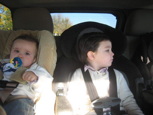 Olaiz y Sara saliendo hacia Newport