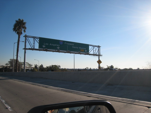 Llegando a Los Angeles