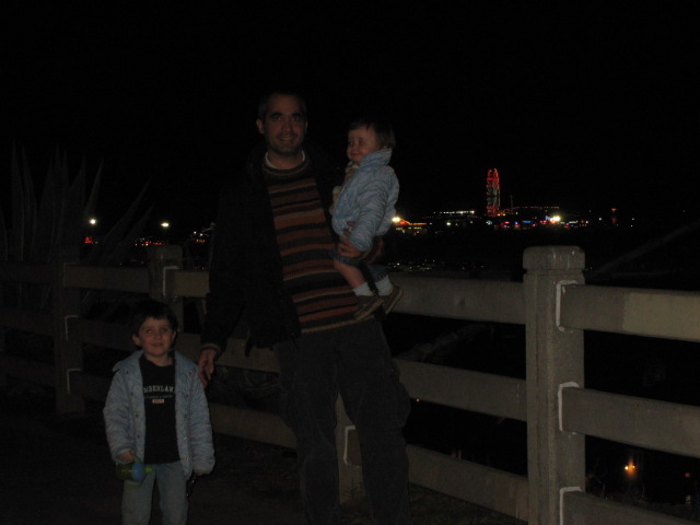 Al lado de la playa de Santa Monica