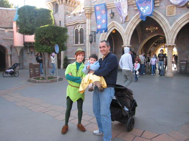 Sara con Peter Pan