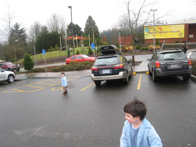 llegando al Children’s Museum