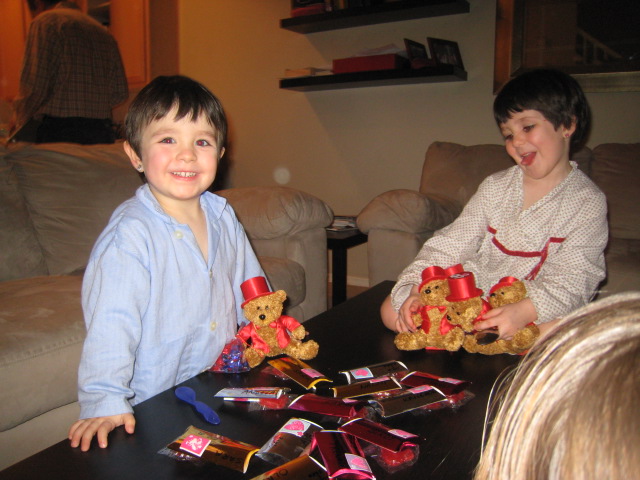 Organizando los regalitos del Valentine’s day