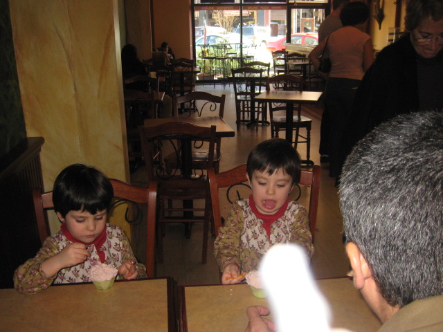En la heladeria