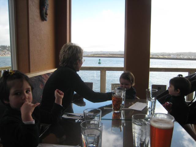 Comiendo en Newport