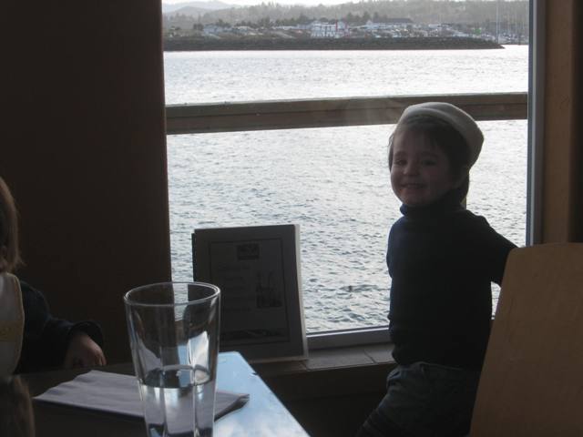 Comiendo en Newport