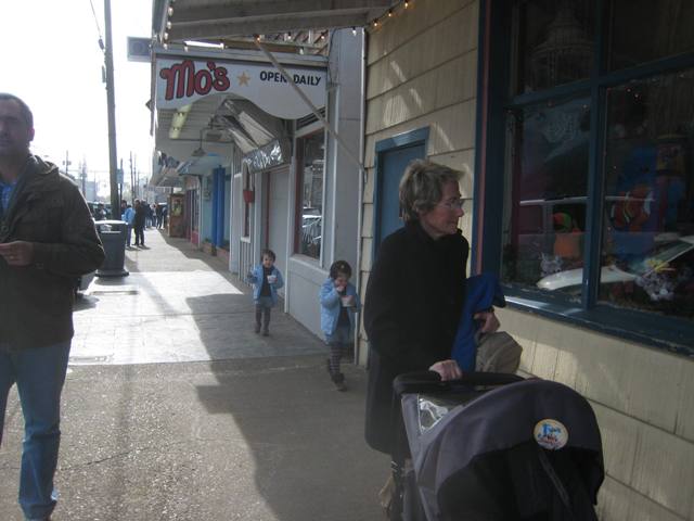 Paseando por el puerto en Newport