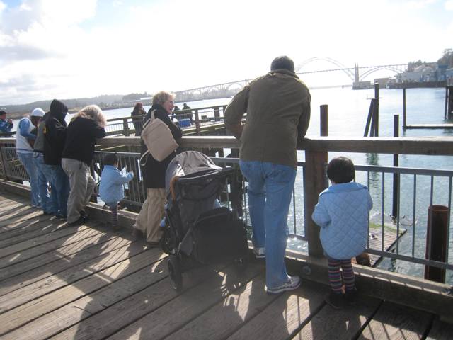 Paseando por el puerto en Newport